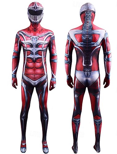  Héroes poderosos Señor Zedd Traje de cosplay Mono Cosplay for Hombre Chico Chica Niños Adulto Carnaval Mascarada Evento / Fiesta Mascarada