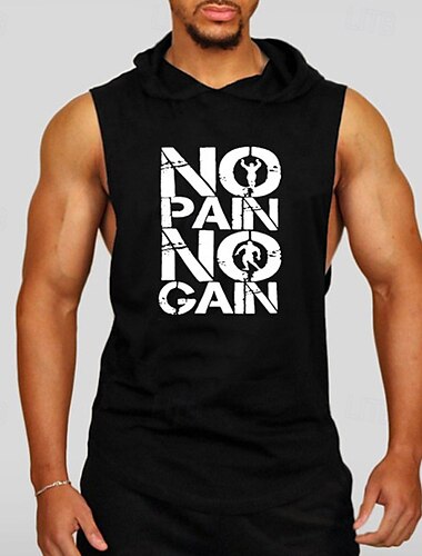  Herren Fitness Tank Top Tank Top Running Sport Top Tank Top Sport Ärmellos Weste / Fahrradweste Casual Athlässigkeit Baumwolle Atmungsaktiv Schnelltrocknend Weich Fitnesstraining Laufen Gehen