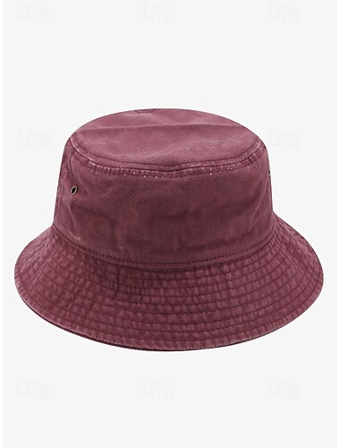  cappello da pescatore vintage in cotone lavato da uomo – cappello da sole casual per esterni in vari colori