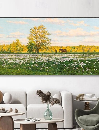  Hand painted Original Colorful Forest Canvas Oil Painting Texture Trees Landscape Art Abstract Real Nature Personalized Home Wall Room Decor