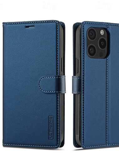  Handy Hülle Handyhüllen Für iPhone 16 15 14 Pro Max Plus 13 12 11 Pro Max Rückseite Brieftaschenhülle Mit Ständer Abnehmbar Mit Handgelenkschlaufe Retro TPU PU-Leder