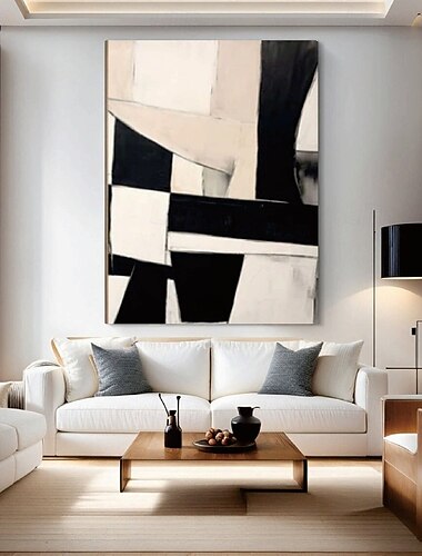  handgemachtes 3D-Ölgemälde in Schwarz auf Leinwand, groß, handgemalt, abstrakt, strukturiert, Palettenmesser, Boho-Ölgemälde, Wandkunst, individuelles zeitgenössisches minimalistisches Kunstwerk für