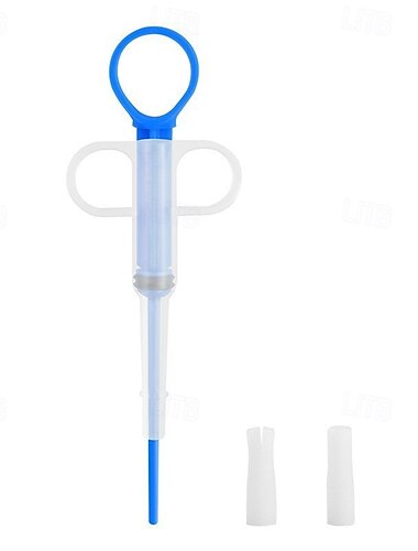  5 Stück Pillenspender für Katzen, Pillenpistole für Haustiere, Pillenspender für Hunde, Katzentabletten, weiche Spitze, Spritze, medizinisches Fütterungsspender-Werkzeug für Kleintiere