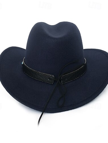  módní kovbojský klobouk pro muže ženy vintage western se širokou krempou kovbojka jazzová čepice unisex venkovní pláž cestovní klobouky proti slunci