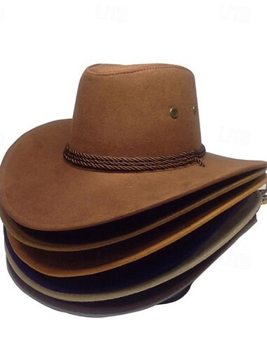  cappello uomo viaggio visiera parasole tesa larga casual equitazione western cappello da cowboy berretto cappello da cowboy estivo berretto cappello da cowboy berretto cappello