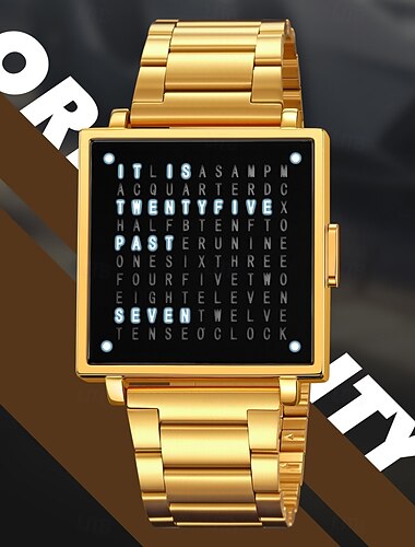  SKMEI Heren Digitale Horloge Mode Casual Zakhorloge Kalender Waterdicht Decoratie Stalen Leren Horloge
