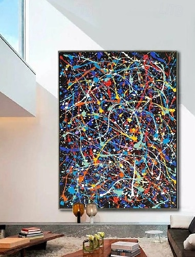  Gran pintura al óleo abstracta hecha a mano, pintura beige azul y blanca pintada a mano, obra de arte wabi sabi azul hecha a mano, pintura al óleo pintada a mano, pintura al óleo texturizada, pintura