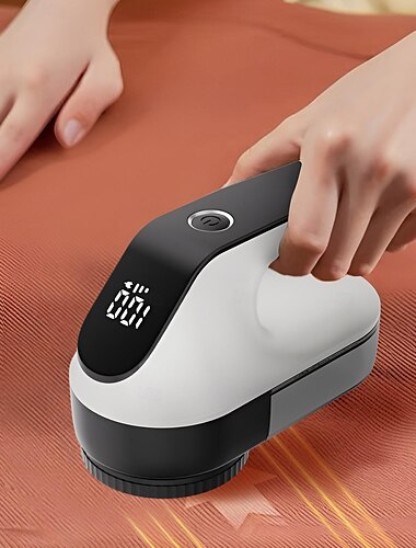  Rasoir électrique anti-peluches, rasoir rechargeable pour vêtements, affichage numérique à LED avec batterie et 3 vitesses