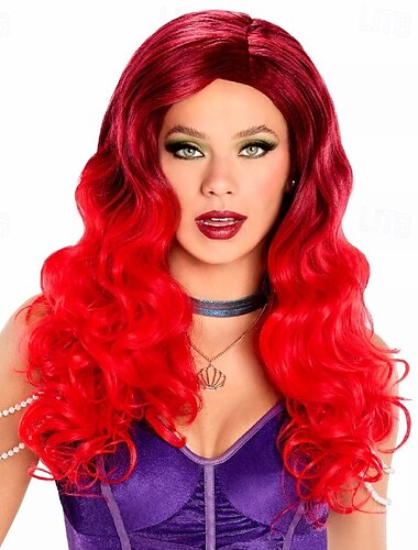  Ariel Perücke Halloween Cosplay Party Perücken