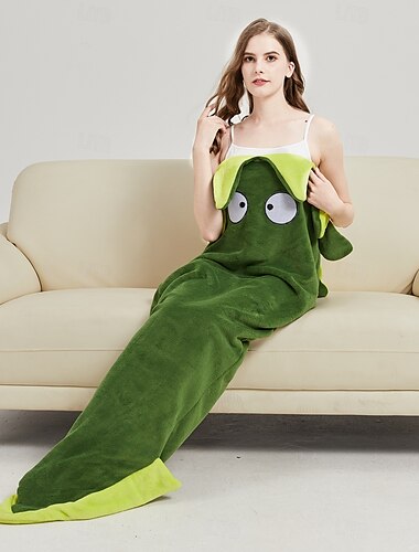  Voksne Dyr Nattøj Havfrue hale tæppe blæksprutte Onesie-pyjamas Kigurumi pyjamas Sjovt kostume Til Damer og Herrer Jul Karneval Maskerade Tegneserie