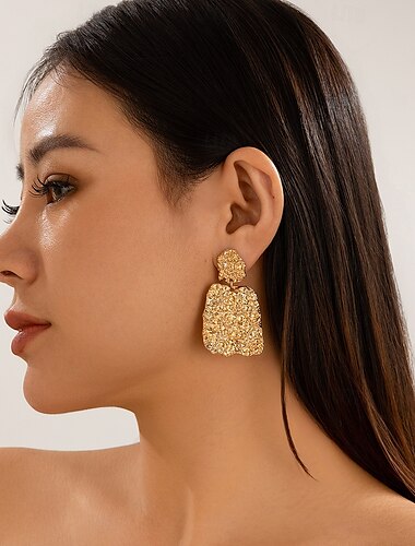  Mujer Pendientes cortos Geométrico Precioso Importante Elegante Aretes Joyas # 1 / # 2 / # 3 Para Boda Fiesta Diario Fiesta de baile 1 Par