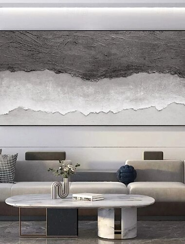  obraz olejny ręcznie malowany beżowy wabi sabi obraz olejny ręcznie malowane dekoracje ścienne szary beżowy malarstwo abstrakcyjne duży minimalistyczny wall art beżowy teksturowane płótno malarstwo