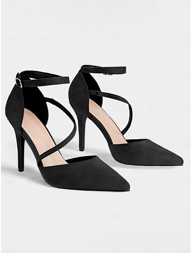  Femmes Chaussures à Talons Mariage Soirée Talons Chaton Bout Pointu Mode Sexy Satin Mocassin Noir Bleu Roi