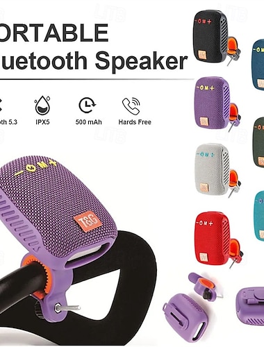  наружный велосипедный bluetooth-динамик портативный беспроводной звуковой блок перезаряжаемый динамик на руле водонепроницаемый bluetooth-динамик