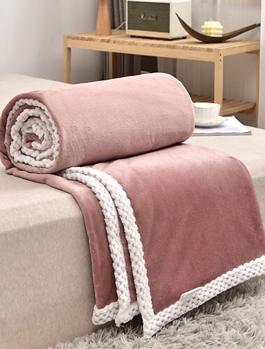  Plüsch-Überwurfdecke für den Winter, ultraweich und gemütlich, um Sie warm zu halten – perfekt zum Kuscheln bei kaltem Wetter, hergestellt aus hochwertigem Plüschstoff für maximalen Komfort, ideal für Betten, Sofas oder zum Entspannen.