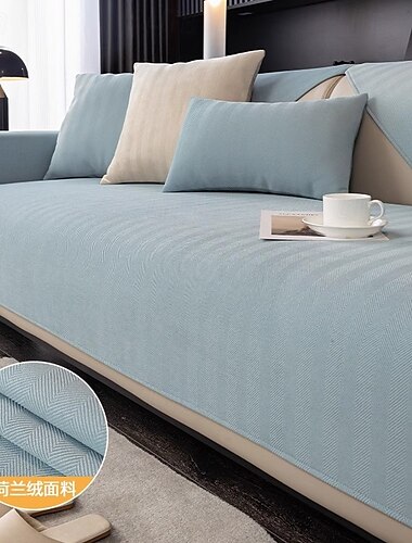  housse de canapé en chenille toutes saisons - tissu doux et durable pour un confort toute l'année - design élégant qui met en valeur n'importe quel espace de vie - protège votre canapé des