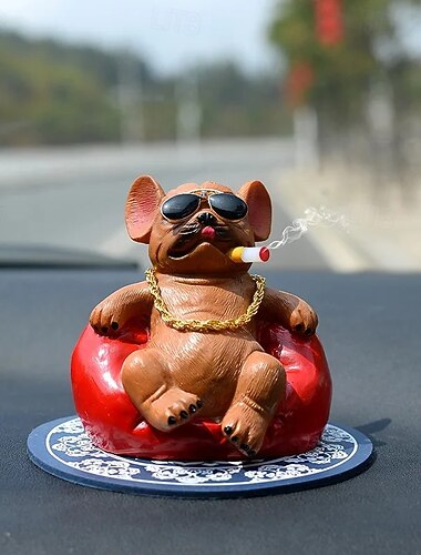  auto buldok ozdoba pohovka pes konzole palubní deska tvořivost zvíře akční postava auto interiérové doplňky dekorace