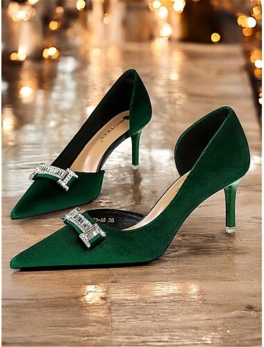  salto alto elegante de veludo rosa feminino com fivela de cristal, perfeito para casamentos e eventos formais