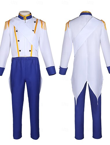  Die kleine Meerjungfrau Prinz Eric Cosplay Kostüm Outfits Cosplay-Kostüm Film Cosplay for Herren Erwachsene Karneval Party / Abend Junggesellinnenabschiedsparty