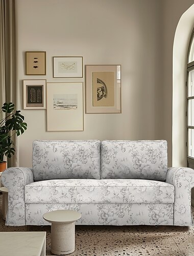  Blumen Sofa Bezug 100% Baumwolle Blumen Steppbezüge