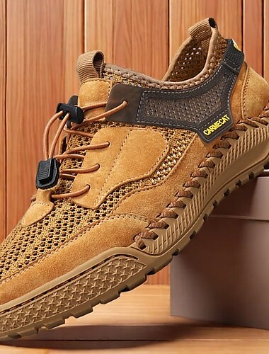  vandringssneakers för män som andas - lätta vandringsskor i mesh för sommarspår och äventyr
