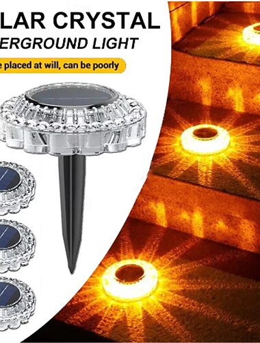  napenergiával működő földalatti lámpa vízálló csipke földdugó lámpa udvarra szerelt földalatti lámpa kültéri led napelemes pázsit lámpa lépcsőházi lámpák platform lámpák 1db