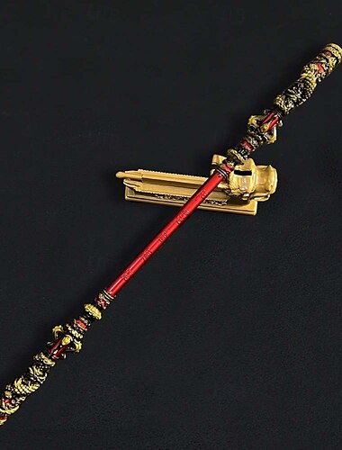  Schwarzer Mythos: Wukong Affenkönig Goldene Keule Ruyi-Jingu-Bang Erwachsene Unisex Halloween Karneval Einfaches Karnevalskostüm