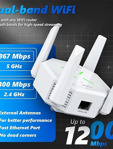  усилители сигнала wifi усилители сигнала wifi усилители сигнала двухдиапазонный wps 5ghz и 2.4ghz для домашнего порта ethernet интернет усилитель wifi повторитель