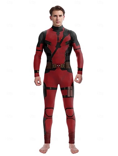  Paare Superhelden Zentai Anzüge Kostüm Bodysuits Erwachsene Herren Party / Abend Maskerade einfache Halloween Kostüme