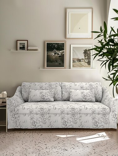  100% Baumwolle Sofa-Bezug Blumen gesteppte farbige Bezüge