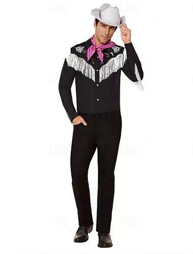  Cowboy Cosplay Kostüm Hut Film Cosplay for Herren Erwachsene Karneval
