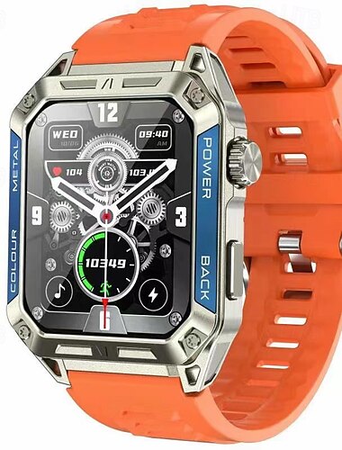  iMosi A33 Smart Watch 1.91 inch Smartur Bluetooth Skridtæller Samtalepåmindelse Sleeptracker Kompatibel med Android iOS Dame Herre Handsfree opkald Vandtæt Mediakontrol IP 67 41mm urkasse