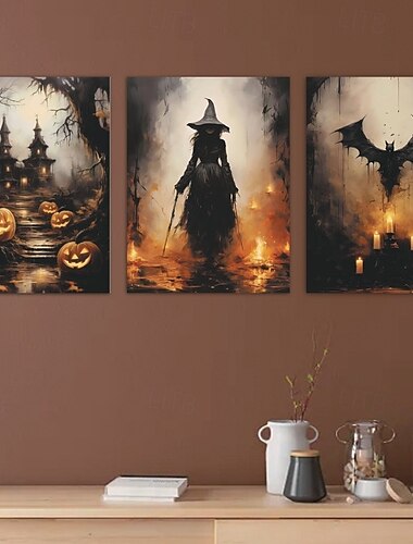  Grafika Ručně malované Obdélníkový Halloween dekorace Moderní