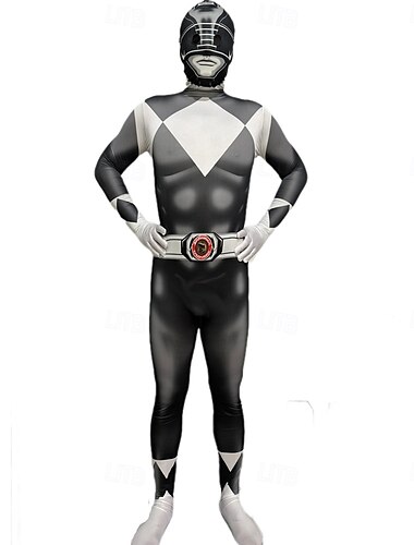  Hatalmas Morphin Power Rangers Tommy Oliver Szerepjáték Jelmezek Kezeslábas Szerepjáték Filmsztár jelmez for Férfi Női Fiú Gyermek Felnőttek Farsang Álarcos mulatság Esemény / Buli Álarcos mulatság