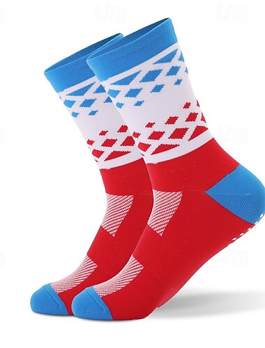  Unisex Socken Kompressionsstrümpfe Fahrradsocken Sportsocken Sportsocken Camping / Wandern Outdoor-Übungen Radfahren / Fahrradfahren Warm Rutschfest Dehnbar 1 Paar