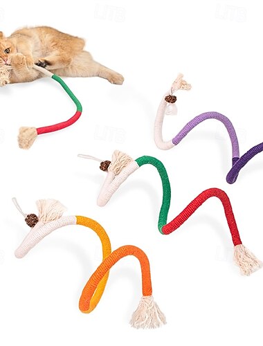  Giochi morbidi Giocattolo interattivo con Duraturo Esercizio per animali domestici per Prodotti per gatti Al Coperto All'aperto Giocattoli per animali