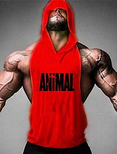  Homme Débardeur Fitness Débardeur de course Débardeur de Sport Sans Manches Gilet / Gilet Casual Athleisure Coton Respirable Séchage rapide Doux Exercice Physique Fonctionnement Marche Tenue de sport