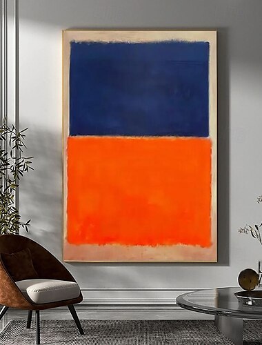  handgefertigte Kopie Mark Rothko Leinwandbilder moderne Gemälde Wohnzimmer Wanddekoration Schlafzimmer Gemälde Küche Leinwand Kunst gespannter Rahmen fertig zum Aufhängen