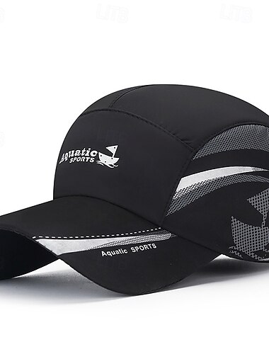  Hombre Gorra de Béisbol Gorro para el Sol Visera Filtro Solar Transpirable para Pesca Playa Camping / Senderismo / Espeleología Retazos Poliéster Verano
