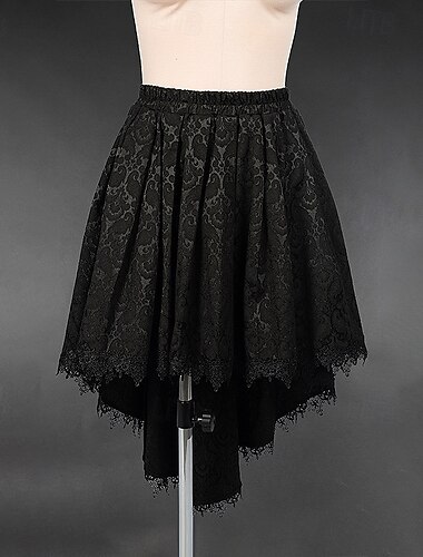  Rétro Vintage Punk & Gothique Steampunk Jupe Fille gothique Femmes Mascarade Décontracté Quotidien Adulte Jupe