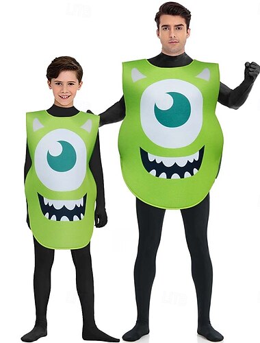  Strój karnawałowy Mike Kostiumy rodzinne na Halloween zabawny kostium Doroślu Dzieci Męskie Damskie Dla chłopców Bal maskowy Tydzień Książki Spektakl Stroje na imprezy wieczorowe Symfonia opowieści