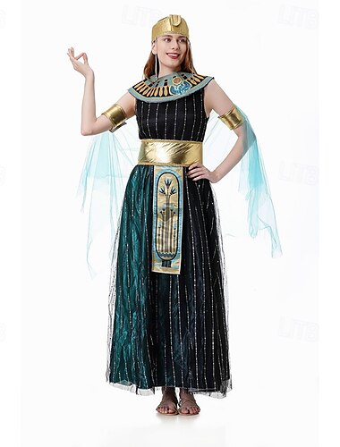  Kleopatra Faschingskostüme Maskerade Erwachsene Damen Leistung Halloween Einfaches Karnevalskostüm
