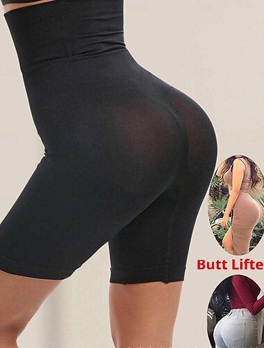  hoch taillierte Body-Shaper-Shorts für Damen, Kompressionsunterwäsche, Bauch-Shapewear für Damen, Unterwäsche zur Bauchkontrolle, Po-Lifter, Bauchstraffungs-Slip, Shaper, nahtlose