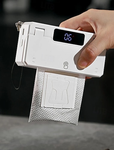  Mini scelleuse portable 3000 mAh rechargeable pour suspendre les sachets de thé, les collations, le café et les oreilles