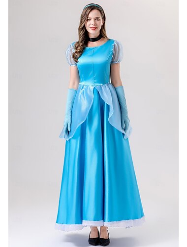  Cenicienta Princesa Vestidos Traje de cosplay Cosplay Cosplay de película for Mujer Adulto Carnaval Mascarada Fiesta / Noche Despedida de Soltera