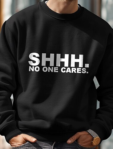  Påsk Nyår Jul Herr Bokstav Tröjor Tröja Långärmad Tröja Rund hals Rolig 3d-utskrivning Fest Nyår Helgdag Crewneck Vinter Vår & Höst
