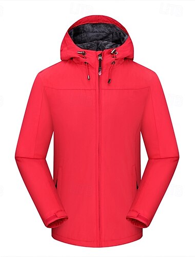  Herren Fleecejacke für Wanderer Winter Draussen Patchwork warm Fleece-Futter Wasserdicht Windundurchlässig Vliesjacken Voller Reißverschluss Klettern Camping / Wandern / Höhlenforschung Reisen