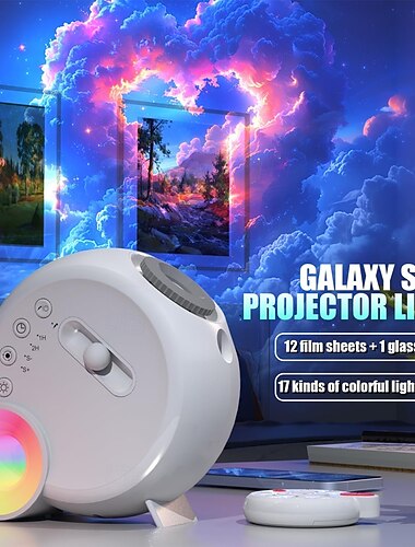  stjerneprojektor galakselys for soverommet hjemmeplanetarium med fjernkontroll realistisk stjerneklar natttakprojektor - perfekt nattlysgave til barn, voksne fester og hjemmeinnredning