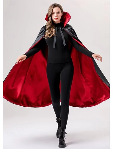  Vampir Dracula Cosplay Kostüm Umhang Erwachsene Herren Damen Austattungen Cosplay Party / Abend Karneval Maskerade Einfaches Karnevalskostüm
