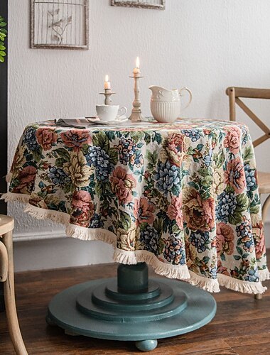  kulaté ubrusy elegantní a odolné ubrusy ideální pro jídelní a kuchyňské stoly ideální pro každodenní použití nebo zvláštní příležitosti